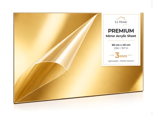 Acrylglas platte gold - 60, 40