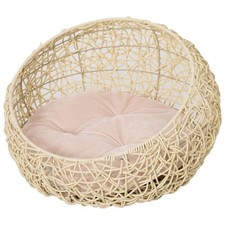 Katzenbett aus Rattan