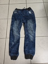 Dopodopo Thermohose Jeans Schlupfhose blau gr.128