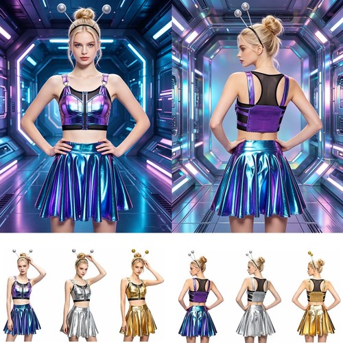 Iefiel alien kostüm damen - alien,
