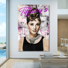 ACRYLGLASBILD AUDREY HEPBURN