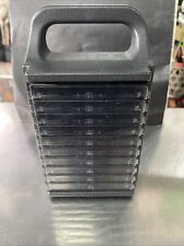 Vintage Musikkassetten Aufbewahrung Reco Box für Auto Camping Mit 10 Kassetten