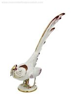 RAR Augarten Wien Porzellan Figur Goldener Fasan von Mathilde Jaksch