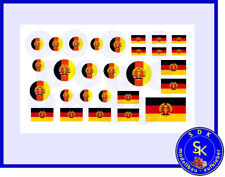 NVA DDR Flagge Fahne Aufkleber