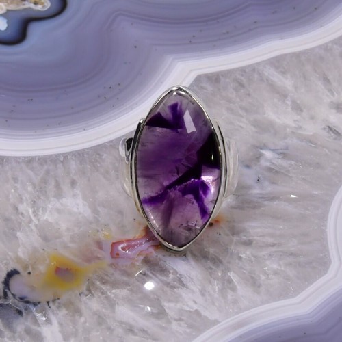 Amethyst ring 925er - amethyst, silber
