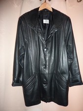 Lederjacke/mantel Damen Oskar