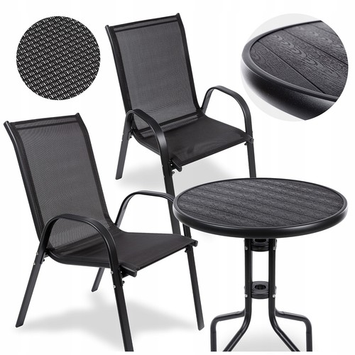Balkonmöbel set tlg - balkonmöbel, 3-tlg