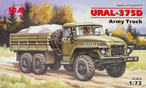 Icm 72711 ural - 72711, ural-375