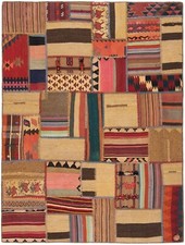Kelim patchwork handwoven - kelim,