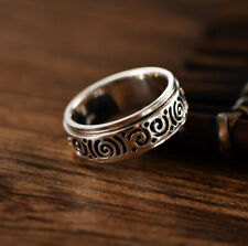 A01 Ring Drehring mit Spiralen Sterling Silber 925