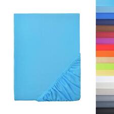 Mikrofaser Spannbettlaken Spannbetttuch Kissenbezug in viele Farben/Größen