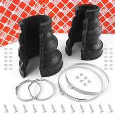 2x FEBI Achsmanschette Faltenbalg getriebeseitig, hinten für VW Kaefer 1500/1600