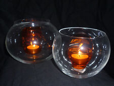 Teelichthalter schwimmend Glas 12 cm (8209.a) NEU Schwimmlicht Schwimmkerze  