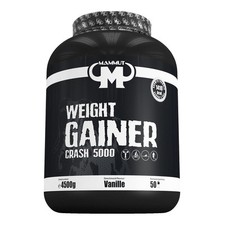 (9,66 EUR/kg) Mammut Weight Gainer Crash 5000 4500g Dose Muskelaufbau Protein