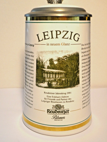 Bierkrug reudnitzer brauerei - reudnitzer,