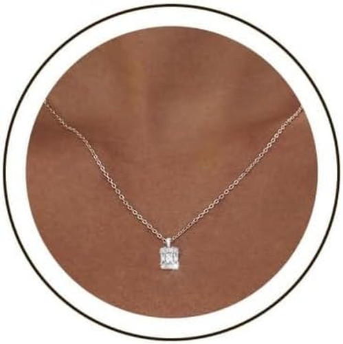 Damen halskette mit diamant - damen,