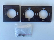 2 er Set Jung LS 981 LS 902 braun Rahmen 