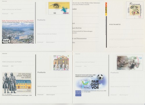 Sonderpostkarten postfrisch - 7,