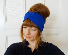 Stirnband Kobaltblau