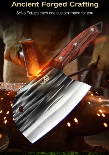 Handgeschmiedetes hackmesser - handgeschmiedetes,