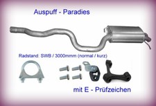 Endschalldämpfer für VW T5
