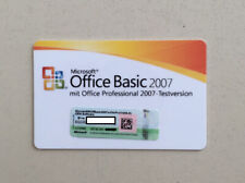 MS Office 2007 Basic MLK Vollversion deutsch V2 inkl. Word,Excel Outlook 2007