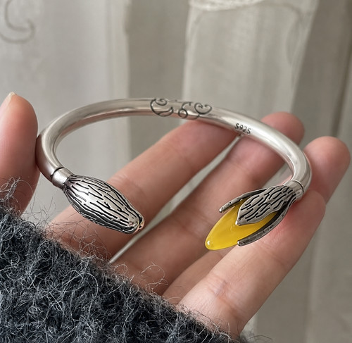 Edles manschetten armband 925 - armband,