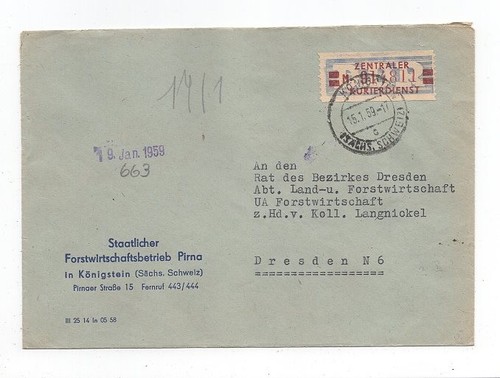 Ddr dienst zkd brief m - ddr, 21