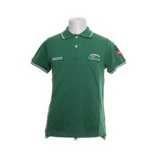 Grandprix Originals, Poloshirt, Größe: M, Grün/Weiß, Baumwolle, Print #Eac