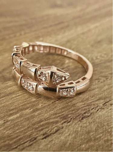 Massiver ring 585 rotgold - 585,