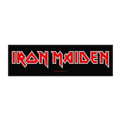 Iron maiden super strip logo - iron,