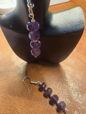 Amethyst Ohrringe, Silber 925