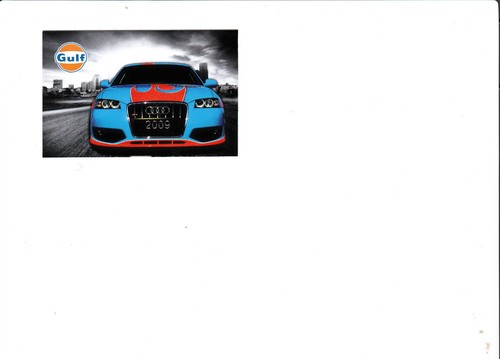 Gulf audi taschenkalender 2009 - gulf,