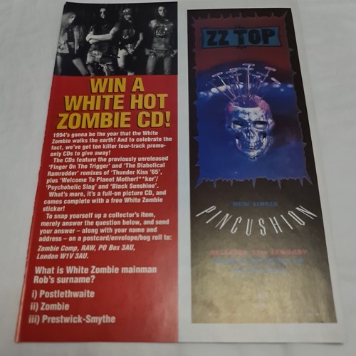 Vintage white zombie rob - zombie,
