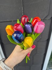 8 Tulpen Blumenstrauß aus