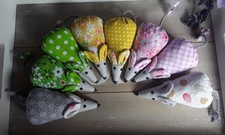 🐭 2 süße Lavendelmäuse Lavendelsäckchen Duftkissen Duftsäckchen Tilda Art 🐭