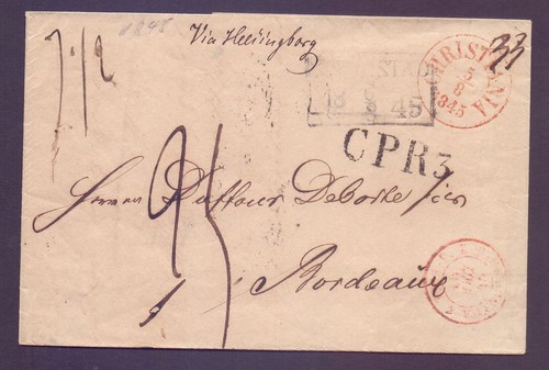 Vorphila brief 1845 - brief,