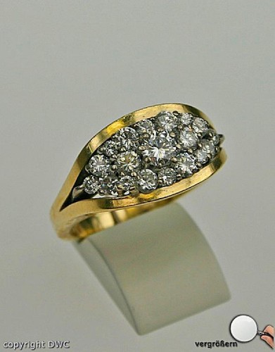 Ring mit brillanten brillant - ring,
