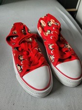 Paul Frank Turnschuhe Sneaker rot weiß Gr. 39 NEU Julius Affe