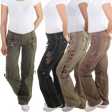 Damen Cargohose Baggy Cargo