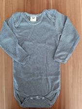 Baby Body Langarm blau 100%