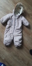 Kleinkinder Mädchen Baby Overall Schneeanzug Wagenanzug Gr. 74/80 wie Neu!
