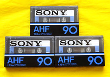 3x SONY AHF 90 Cassette Tapes