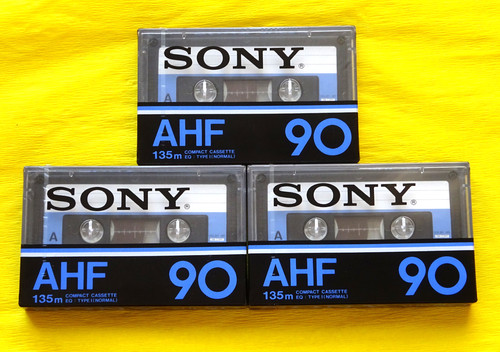 Sony ahf cassette tapes - 3x,