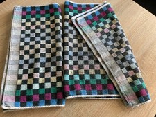 ❤️ 2er SET Handtuch Original Vintage ca. 60er 70er Jahre bunt ❤️