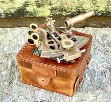 Vintage Messing Maritim Schiff Instrument Astrolabium Marine Sextant Maritim