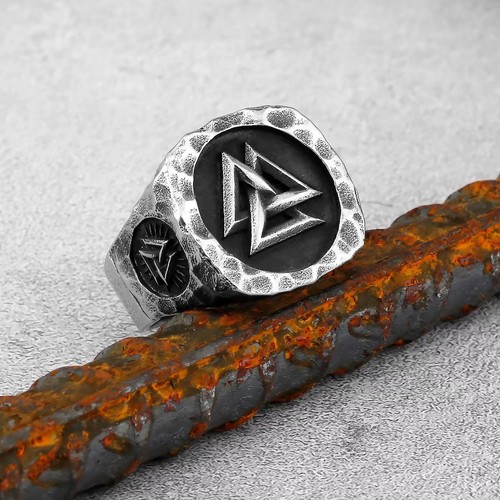Valknut wikinger ring - ring, –