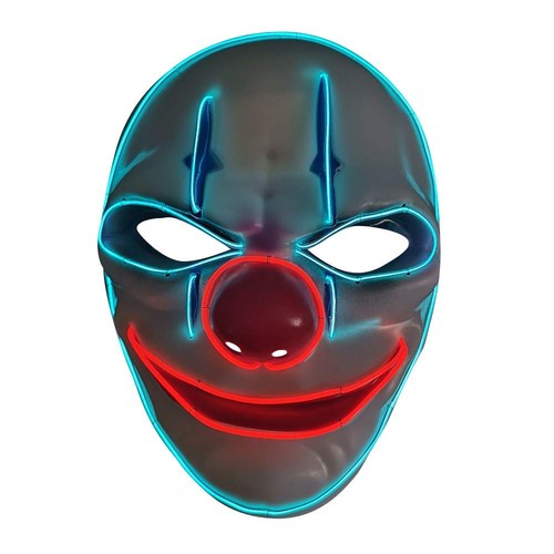 Clown maske led - maske, neon