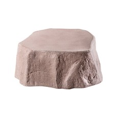 Regentonnen Sockel für Regenwassertonne Regenspeicher "Hinkelstein" granitrot