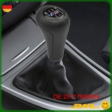 M Emblem Leder Schalthebel